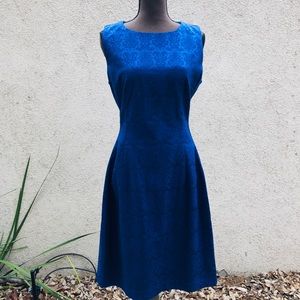 Eva Mendez Maria dress in navy blue